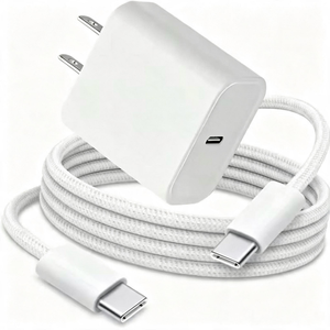 อะแดปเตอร์ชาร์จเร็ว 30W Type-C พร้อมสายถักยาว 1 เมตร ดีไซน์น้ำหนักเบา ใช้งานได้กับ 17/16/15 Plus Pro MAX - Product Image 3