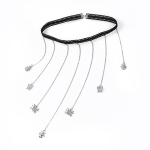 Chaîne de jambe chaude transfrontalière Europe et Amérique corde élastique en <span class=keywords><strong>dentelle</strong></span> sexy exagérée personnalité d'araignée chaîne de corps chaîne de jambe - Product Image 5
