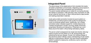 Ingebouwde Pc Digitaal Podium Met 21.5 Inch Scherm Met Kerk Lessenaar Mogelijkheden En Verbeterde Audio-Opties - Product Image 5
