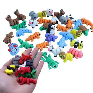Factory Direct Sale Promotional Mini 3D Printed Animal Assortment Fun Toys for 2 Inch Capsules Hot Sale 3D Toys for Children