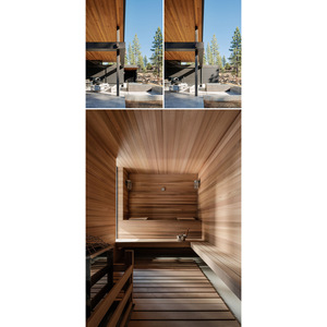 Diseño de villa moderna con estructura de acero ligero y techo plano para uso residencial - Product Image 5