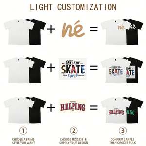 Camiseta de Algodón 100% Personalizada con Logotipo, Impresión en Pantalla Multicolor de Alta Calidad, Cómoda, 230 Gramos, DTF/DTG, para Hombre - Product Image 3