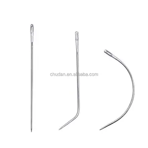 C-Shape I-shape J-shape Needles For Hair Extension Tools I/C/J Type wig weaving needles