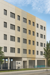 Panneau décoratif de mur en <span class=keywords><strong>béton</strong></span> léger préfabriqué revêtement de panneau de ciment de fibre moderne pour le plafond de maison intérieur/extérieur - Product Image 6