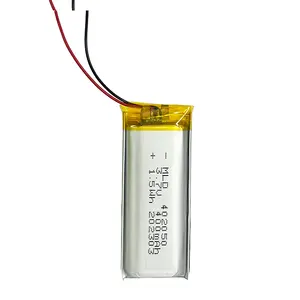 놀라운 가격 402050 과학 재생 가능 에너지 400mAh 3.7V 리튬 폴리머 배터리