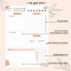 Carnets <span class=keywords><strong>de</strong></span> notes <span class=keywords><strong>de</strong></span> luxe <span class=keywords><strong>de</strong></span> haute qualité avec logo personnalisé en cuir/PVC/PP, certifiés ISO9001, avec autocollants pour planificateur <span class=keywords><strong>de</strong></span> <span class=keywords><strong>liste</strong></span> <span class=keywords><strong>de</strong></span> choses à faire et gestion du temps - Product Image 3