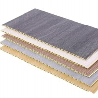 Panneau mural en PVC à motif personnalisé, panneau de plafond en PVC creux, panneau de décoration murale intégré