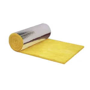 heat insulation fiberglass sound insulation fireproof glass wool with aluminium foil