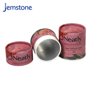 Custom Printed Eco-friendly Airtight Clean Powder Kraft Tube Packaging Bath Salt <b>Round</b> Cardboard Paper Tube <b>Box</b> Packaging - Product Image 3