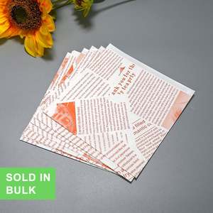 Greaseproof Paper <b>Bag</b> Food Grade Packaging for French Fries Pizza <b>Potato</b> Chips with OEM TOP Logo - Product Image 3