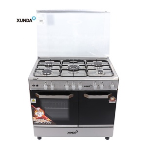 Xunda haut de gamme commerce extérieur four multifonctionnel cinq têtes cuisinière à gaz Double four ménage gaz liquéfié cuisinière intégrée - Product Image 3