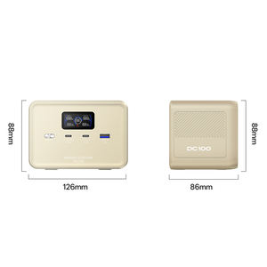 Cargador múltiple recargable para acampar, Banco de energía de emergencia Lifepo4, batería de 100W, estación de energía portátil móvil para teléfono y portátil - Product Image 5