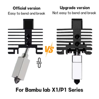 Kit de Hotend de Acero Endurecido Totalmente Metálico para Bambu Lab P1 P1S X1 X1C, con Termistor de Calentamiento y Ventilador de Refrigeración, Piezas de Actualización para Impresora 3D