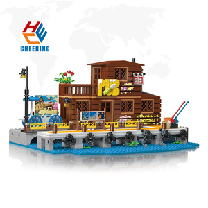 Moule King 10108 Dockside Tavern MOC Assembly Model 842PCS Creative Bricks Kids Unisex Educational Building Block Set Toys - Product Image 1
