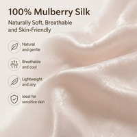 Ensemble de pyjama en soie de mûrier jacquard uni pour femmes, manches 3/4, vêtements de détente fins, vêtements de nuit printemps-été pour femmes