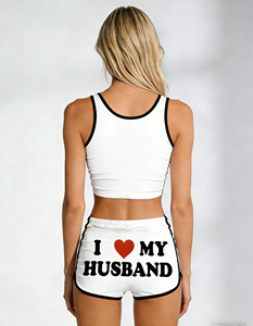 Paquete de 3 Pantalones Cortos de Cintura Alta para Mujer, Bonitos Pantalones de Pijama con Cintura Elástica Transpirable para Uso Diario - Product Image 4