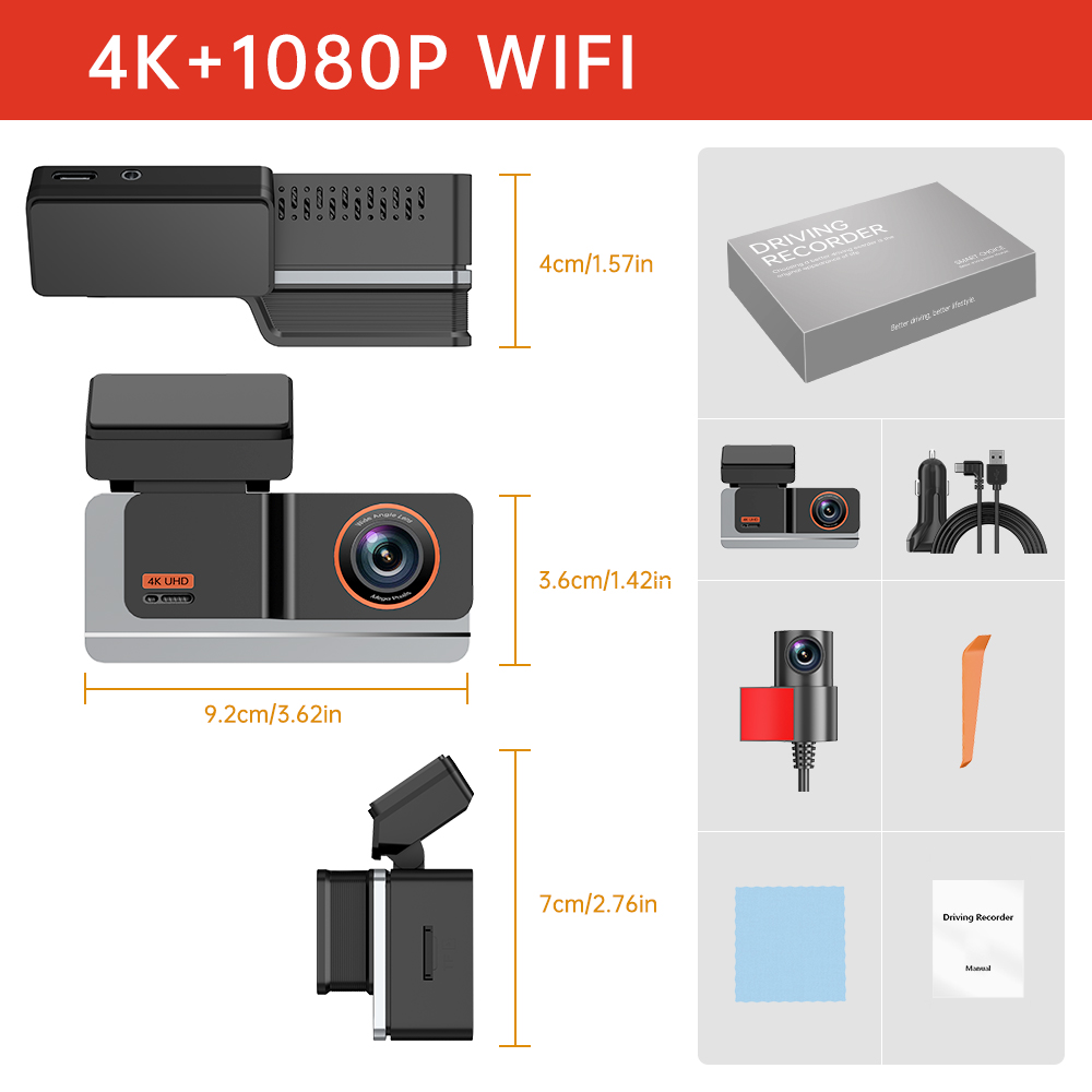 4K + 1080P WIFI (5G)