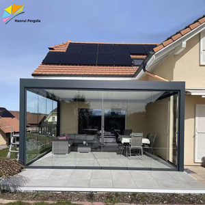 Toit à persiennes en aluminium avec fonction motorisée, solutions d'extérieur pour plusieurs scénarios, jardin, patio, balcon, pergola rétractable - Product Image 6