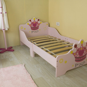 Qualità camera da <span class=keywords><strong>letto</strong></span> mobili stile principessa in legno <span class=keywords><strong>singolo</strong></span> <span class=keywords><strong>rosa</strong></span> bambini letti ragazze - Product Image 4