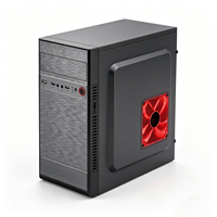 Boîtier de tour d'ordinateur Micro ATX Mini ITX très demandé, 350 mm, 4 emplacements PCI, HDD SSD, refroidissement en maille, accessoires pour PC de jeu de bureau