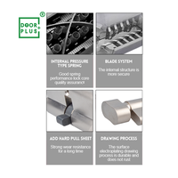 Doorpuls 60mm Sécurité Pouce Tourner Cylindre en Laiton Noyau de Serrure de Porte Clé à Ouverture Unique Profil Euro Mortaise Option Sans Clé Disponible
