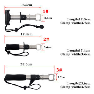 YTQHXY คีมจับปลา สแตนเลสสตีล พร้อมที่จับและสายคล้อง สำหรับอุปกรณ์ตกปลากลางแจ้ง - Product Image 3