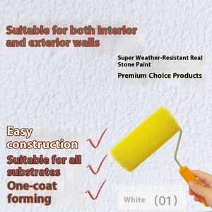 Rouleau de peinture acrylique pratique pour la construction de villas, revêtement liquide auto-appliquant pour murs intérieurs et extérieurs - Product Image 6