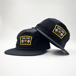 ปรับแต่งโลโก้ปักบนหมวก Richardson 256 รุ่น Rope Hat แบบเปล่า ปีกแบน 5 ชิ้น แบบ Snapback - Product Image 4