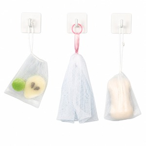 ถุงตาข่ายใส่สบู่ PE พร้อมห่วงสำหรับอาบน้ำ ช่วยให้สบู่เกิดฟอง - Product Image 1