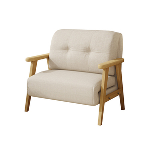 Canapé-lit pliable moderne en tissu avec structure en bois pour appartement, villa, salon, bureau à domicile – Design peu encombrant - Product Image 1