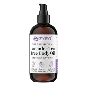 Aceite Esencial 100% Puro y Natural de Lavanda y Árbol de Té, Aceite Corporal Calmante y Relajante con Aroma - Product Image 1