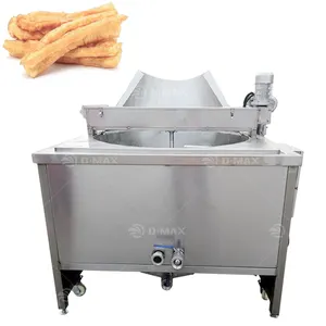 Continuous Conveyor Belt Fried Chicken Potato Chips Groundnut Fries Bread Stick Corn Dog Deep Fryer