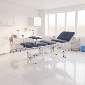 अस्पताल फर्नीचर लंबर रीढ़ की हड्डी अपघटन सुधार सुधार उपकरण विद्युत फिजियोथेरेपी कर्षण उपचार तालिका - Product Image 3