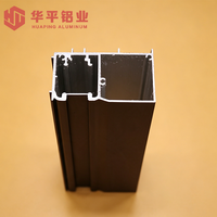 Profilé d'extrusion en aluminium à effet bois, cadre décoratif à rupture de pont thermique pour fenêtres et portes résidentielles à battants et coulissantes
