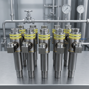 ชุดประกอบเพลาทางน้ำเข้าเหล็กอัลลอยด์ความแข็งแรงสูงพร้อมแหวนซีลสำหรับการส่งของเหลว - Product Image 1