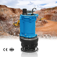 Pompe à boue submersible KBZ haute performance en fonte résistante à l'usure 7,5 kW 10 CV à haut débit pour les projets miniers et de drainage en Indonésie