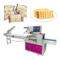 Máquina Envolvedora Automática de Película Superior con Sistema de Alimentación Automática para Empaque de Galletas, Bizcochos y Productos de Panadería