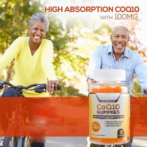 OEM ฉลากเอกชน CoQ10 Gummies การดูดซึมสูงโคเอนไซม์ <span class=keywords><strong>Q10</strong></span>สารต้านอนุมูลอิสระธรรมชาติอาหารเสริมสำหรับการสนับสนุนสุขภาพหัวใจ - Product Image 3