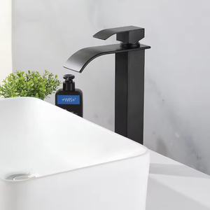 <span class=keywords><strong>Rubinetto</strong></span> in Acciaio Inox <span class=keywords><strong>per</strong></span> <span class=keywords><strong>Bagno</strong></span>, Miscelatore Nero <span class=keywords><strong>per</strong></span> Lavabo con Acqua Calda e Fredda - Product Image 2