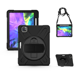 견고한 갑옷 케이스 <span class=keywords><strong>iPad</strong></span> Pro 11 2018 /2020/2021/<span class=keywords><strong>Air</strong></span> <span class=keywords><strong>4</strong></span> 10.9 2020 핸드 숄더 스트랩 헤비 듀티 연필 홀더 태블릿 커버 - Product Image 1