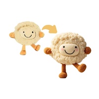 Porte-clés en coton PP personnalisé de haute qualité avec doublure en maille, accessoires de porte-clés en peluche de dessin animé personnalisés pour enfants