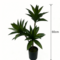 Lot de 60 cm de nénuphars artificiels en plastique couleur foncée pour la décoration de la maison, du bureau, des mariages, de Pâques, du Nouvel An et de Noël