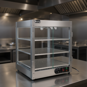 Gabinete de calentamiento Zohap de tres capas de acero inoxidable de 800W eléctrico para equipos de cocina comerciales - Product Image 2