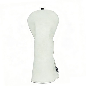 Housse de tête de <span class=keywords><strong>club</strong></span> de <span class=keywords><strong>golf</strong></span> personnalisable avec logo sur mesure pour Driver, Fairway, Hybride, modèle classique blanc, vente directe fabricant - Product Image 1