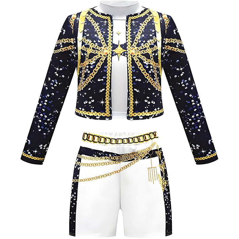 Rumi black gold song suit