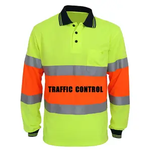 Camisa hi vis polo controle de tráfego, venda imperdível