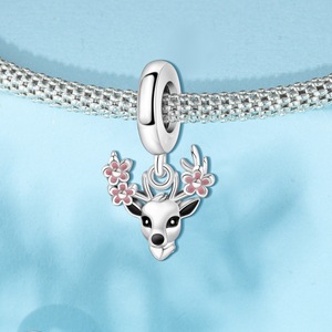 <b>Cute</b> animal pendant accessories, made of white brass, suitable for jewelry making and DIY accessories - Product Image 4