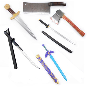 EU Mittelalterliches Ritterschwert 108cm Großpackung für Cosplay Bühnenrequisiten PU-Schaum Spielzeugschwert - Product Image 6