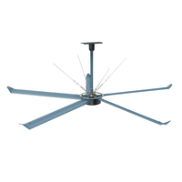 Ventilateur HVLS industriel OEM IBW 2025, 96/100 pouces, 2,6 m, ventilation, flux d'air, ventilateurs de plafond industriels robustes personnalisés