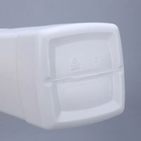 Bouteille en plastique carrée anti-effraction en HDPE avec bouchon à vis, bouteilles vides pour engrais liquides et produits phytosanitaires